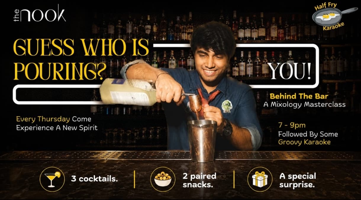 Cocktail Workshop | The Nook poster